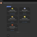 Giao diện tab mới của trình duyệt DuckDuckGo với các tùy chọn bảo mật