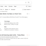Giao diện tìm kiếm Kagi hiển thị kết quả và tùy chọn đánh giá mức độ liên quan