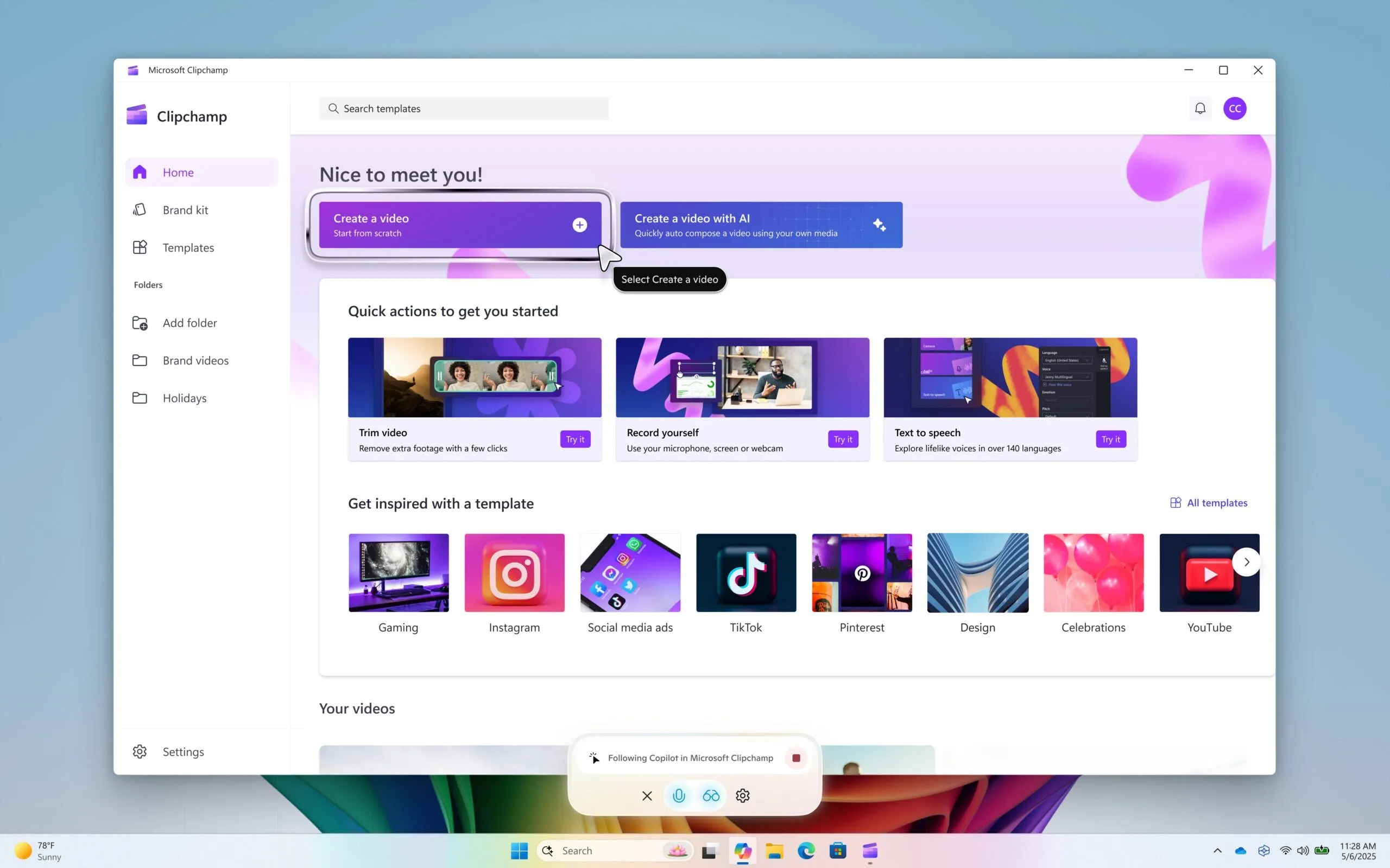 Giao diện tính năng Copilot Highlights đang hoạt động trên Windows 11 hướng dẫn người dùng bật Night light trong cài đặt