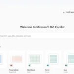 Giao diện tính năng Copilot trong Microsoft 365