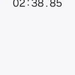 Giao diện tính năng đồng hồ bấm giờ (stopwatch) trong ứng dụng Đồng hồ mặc định trên điện thoại Samsung Galaxy Z Fold 6.