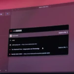 Giao diện trang tab mới và không gian làm việc đặc trưng của trình duyệt Arc Browser
