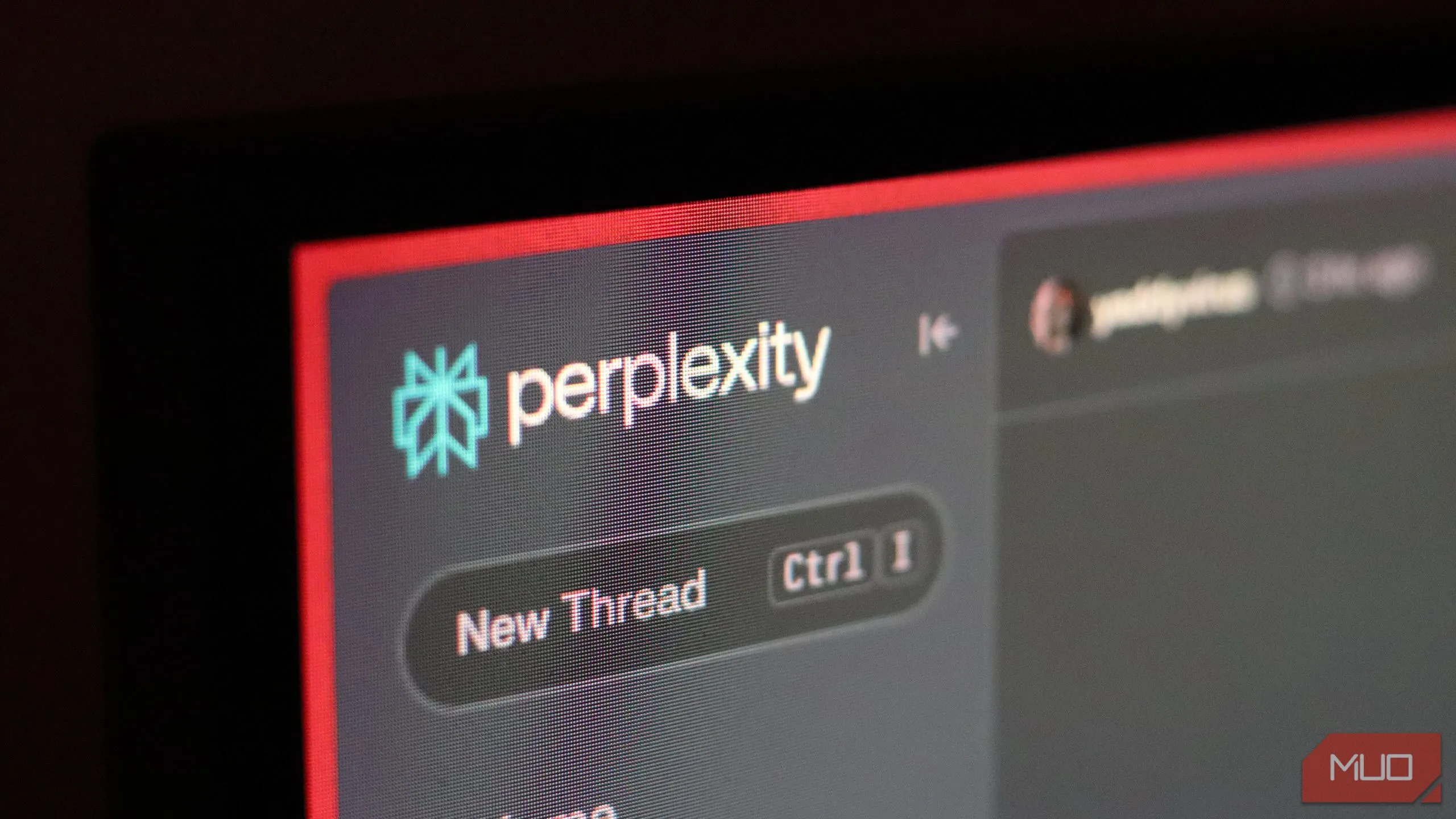 Giao diện trang web Perplexity mở trong trình duyệt web