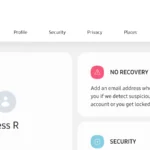 Giao diện trang web tài khoản Samsung sau khi đăng nhập