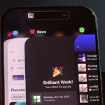 Giao diện trình chuyển đổi ứng dụng trên iPhone 16 Pro
