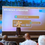 Giao diện trình duyệt Opera Neon với công nghệ AI Browser Operator được giới thiệu tại sự kiện Opera Browser Days 2025.