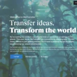 Giao diện trực quan của WeTransfer giúp người dùng dễ dàng tải lên và gửi tệp