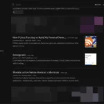 Giao diện ứng dụng Instapaper trên trình duyệt Safari trên máy Mac, hiển thị danh sách các bài viết đã lưu để đọc sau.