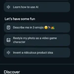 Giao diện ứng dụng Meta AI độc lập trên điện thoại di động với biểu tượng Meta