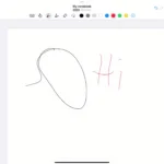 Giao diện ứng dụng Nebo trên iPad với tính năng ghi chú và chuyển đổi chữ viết tay