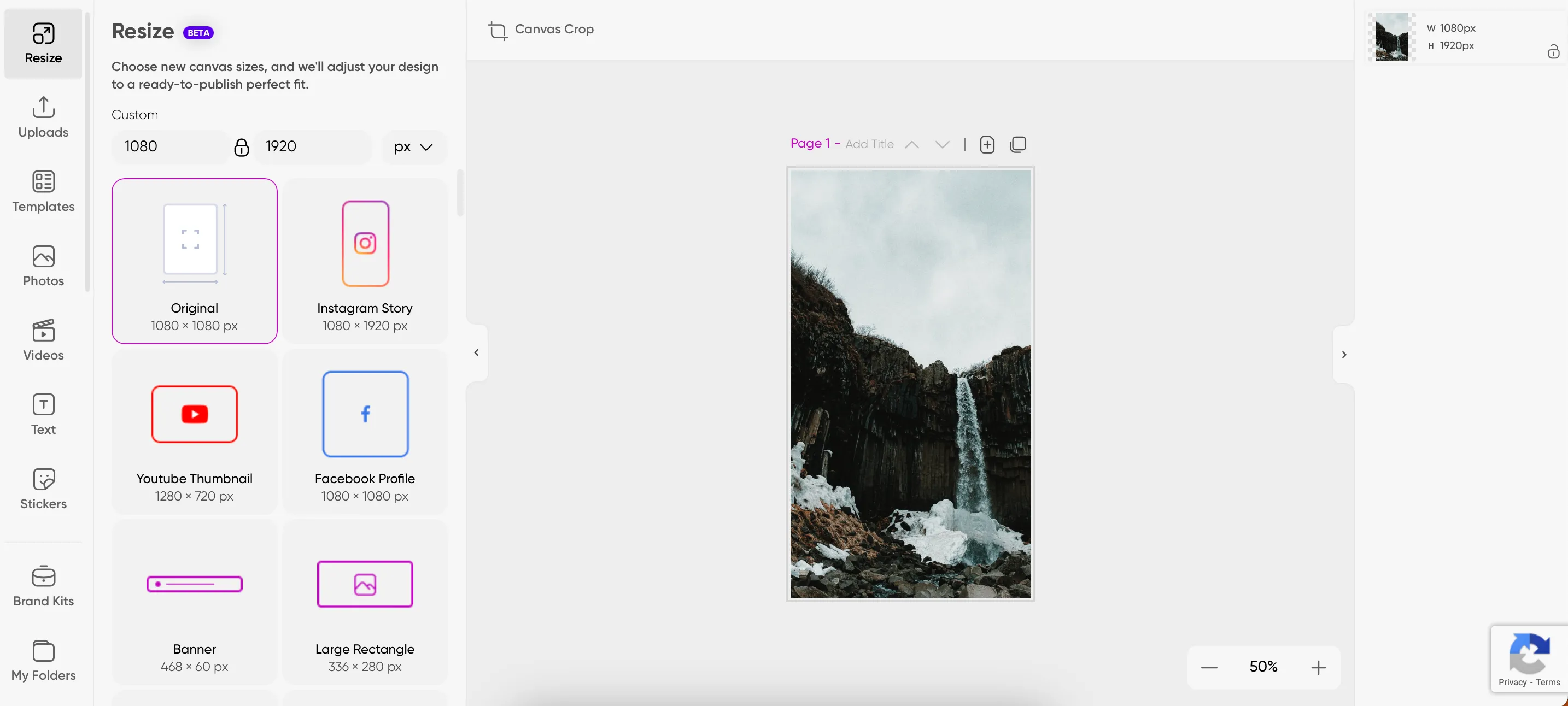 Giao diện ứng dụng Picsart với các công cụ chỉnh sửa ảnh AI đang được sử dụng, minh họa tính năng xử lý hình ảnh tự động và chuyên nghiệp.