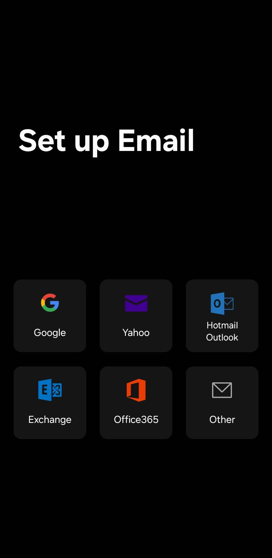 Giao diện ứng dụng Samsung Email hiển thị danh sách email trên điện thoại Galaxy
