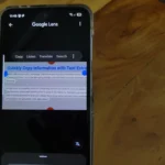 Google Lens trích xuất văn bản từ hình ảnh danh thiếp để sao chép thông tin