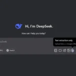 Hạn chế tải lên tệp của DeepSeek