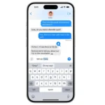 Hình ảnh chính thức của Apple giới thiệu tính năng thay thế văn bản trên iPhone