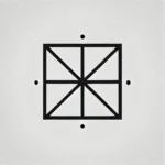 Hình ảnh vuông được tạo bởi AI, thể hiện các cạnh và góc vuông một cách rõ ràng