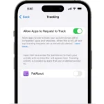 Hộp thoại yêu cầu cấp quyền theo dõi ứng dụng trên iPhone giúp bảo vệ quyền riêng tư của người dùng.