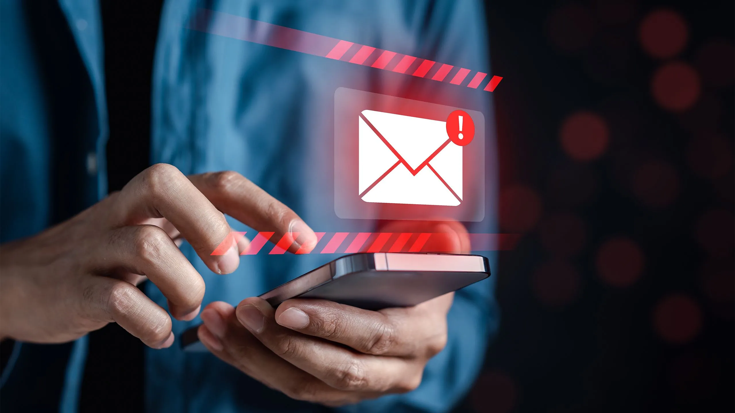 Hộp thư đến Gmail với cảnh báo email lừa đảo (scam email) cần chú ý