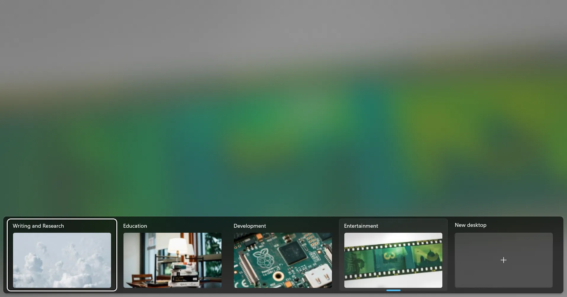 Hướng dẫn tạo desktop ảo mới trong Task View của Windows