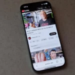 iPhone đang phát video YouTube để thử nghiệm pin trình duyệt