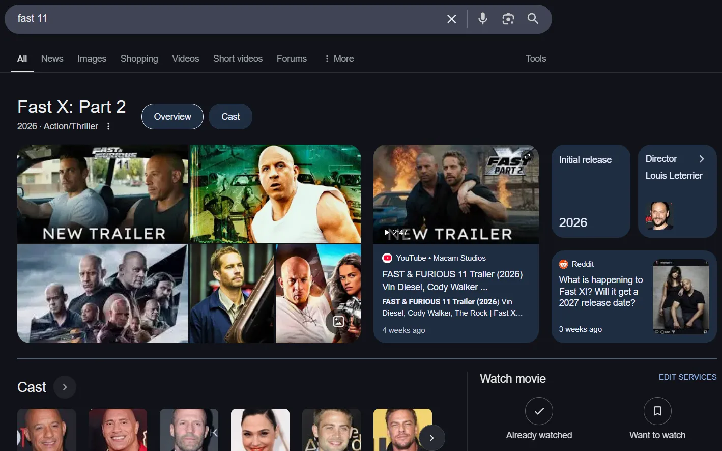 Kết quả tìm kiếm Google cho &quot;Fast 11&quot; tràn ngập video giả mạo và tiêu đề clickbait, cho thấy vấn đề của nội dung rác