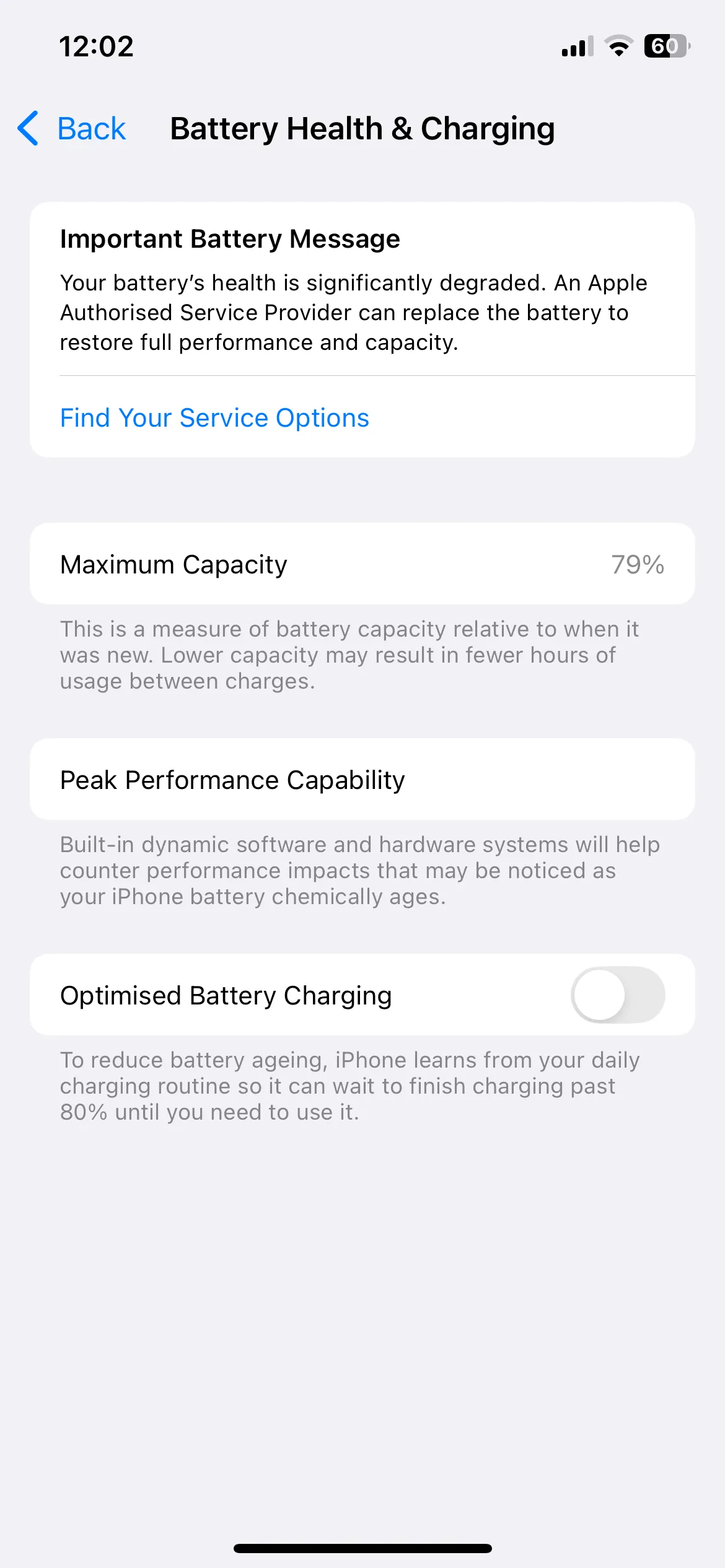 Kiểm tra tình trạng pin iPhone để xác định thời điểm thay thế