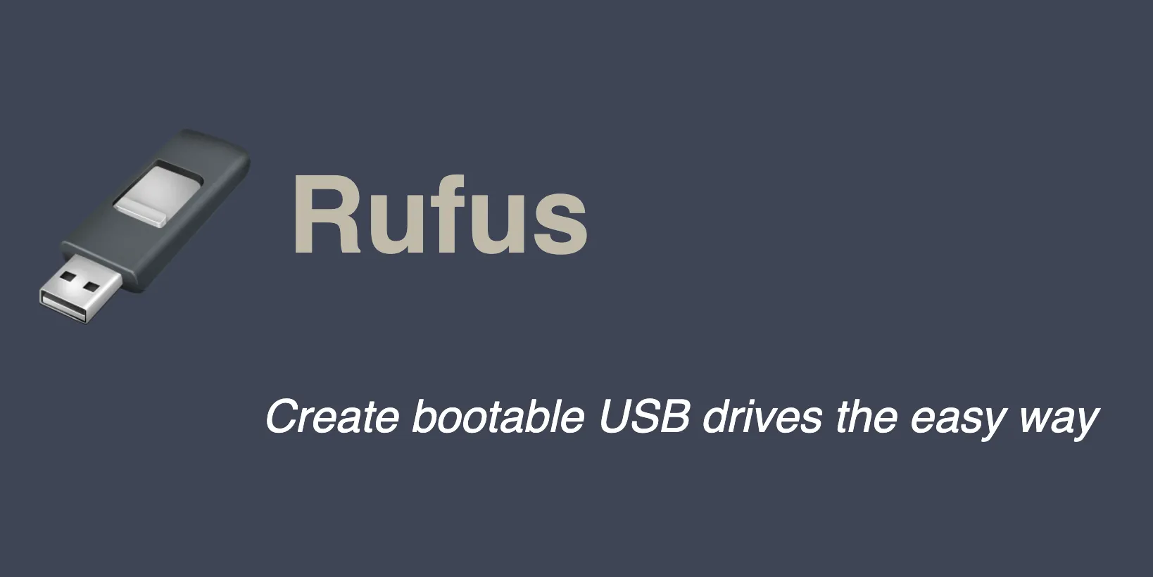 Logo và giao diện của Rufus, công cụ bên thứ ba giúp cài đặt Windows 11 trên các thiết bị không đáp ứng yêu cầu phần cứng