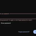 Lỗi đăng nhập tài khoản Gmail do sai mật khẩu