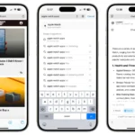 Màn hình giao diện sử dụng tiện ích mở rộng ChatGPT Search trên trình duyệt Safari.