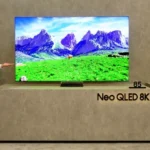 Màn hình TV Samsung 8K QN990F tại CES 2025 hiển thị hình ảnh HDR sống động