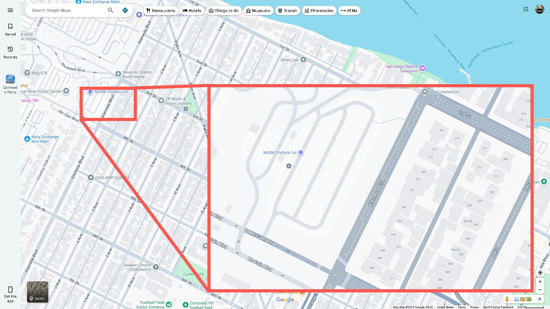 Màu xám nhạt trên Google Maps: Phân biệt khu dân cư và căn cứ quân sự