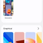 Menu hình nền trên điện thoại Samsung