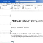 Menu Table of Contents trên thanh công cụ Ribbon trong Word
