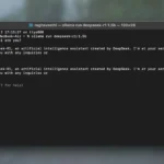 Mô hình AI DeepSeek-R1 hoạt động trong cửa sổ Terminal sau khi cài đặt bằng Ollama.