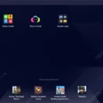 Mô phỏng trình giả lập BlueStacks chạy ứng dụng Android trên Windows 10, minh họa khả năng chạy ứng dụng di động trên máy tính xách tay.