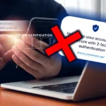 Mô tả rủi ro khi xác thực 2 yếu tố bằng tin nhắn SMS, với hình ảnh người dùng nhận mã không chính xác trên điện thoại.