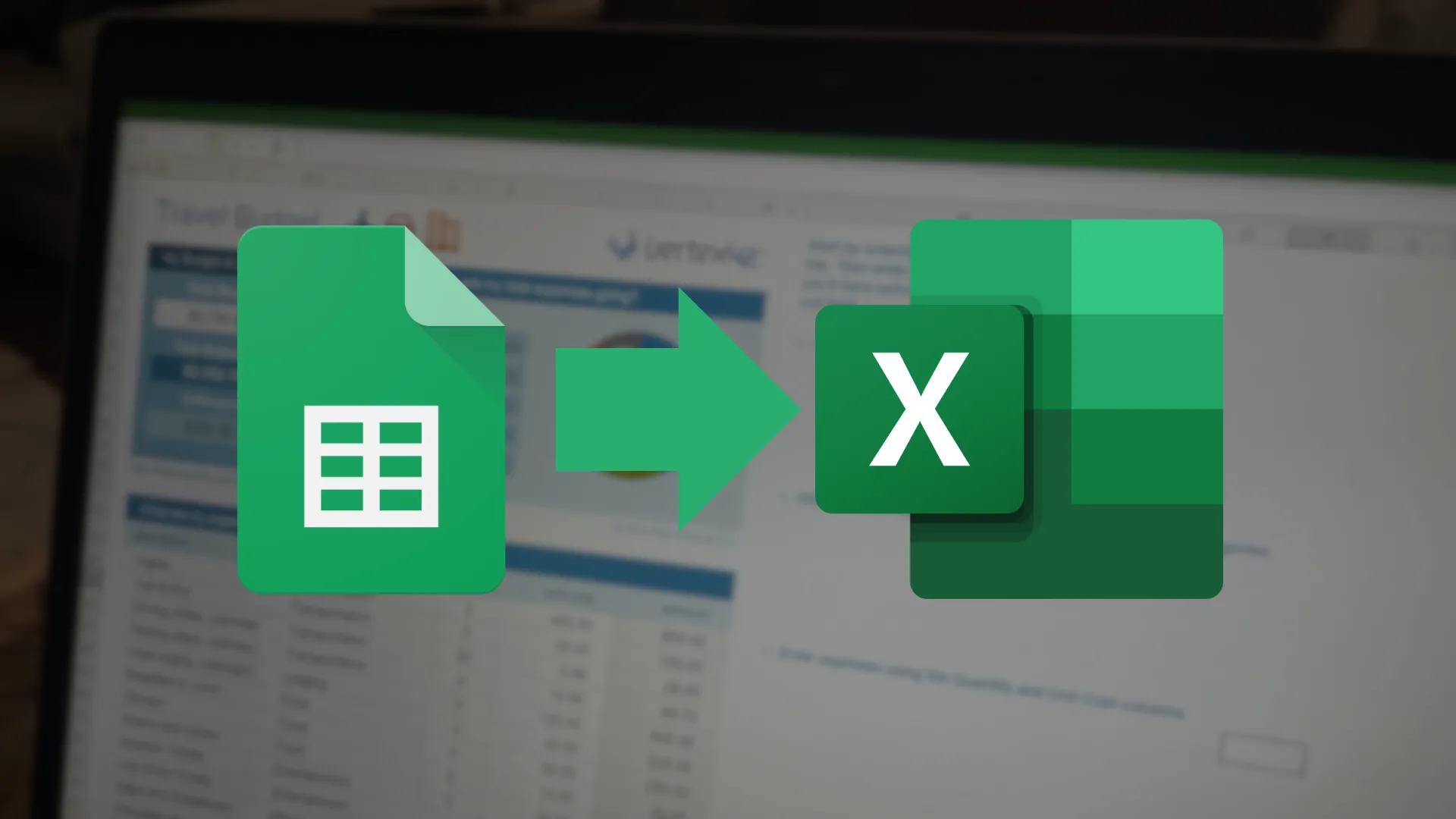 Mũi tên chỉ từ Google Sheets sang Excel, minh họa sự luân chuyển dữ liệu và quy trình làm việc kết hợp giữa hai công cụ.