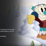 Nền tảng Netflix với nội dung hoạt hình, minh họa bởi The Cuphead Show