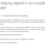 Người dùng đăng xuất Outlook trên thiết bị công cộng để đảm bảo quyền riêng tư