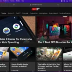 Người dùng truy cập trang web MakeUseOf trên trình duyệt Safari của Mac, minh họa giao diện tối ưu của Safari trên hệ điều hành macOS.