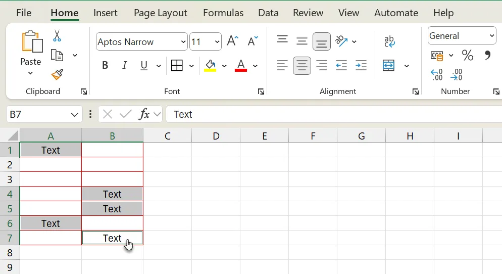 Nhập liệu vào nhiều ô trong Microsoft Excel