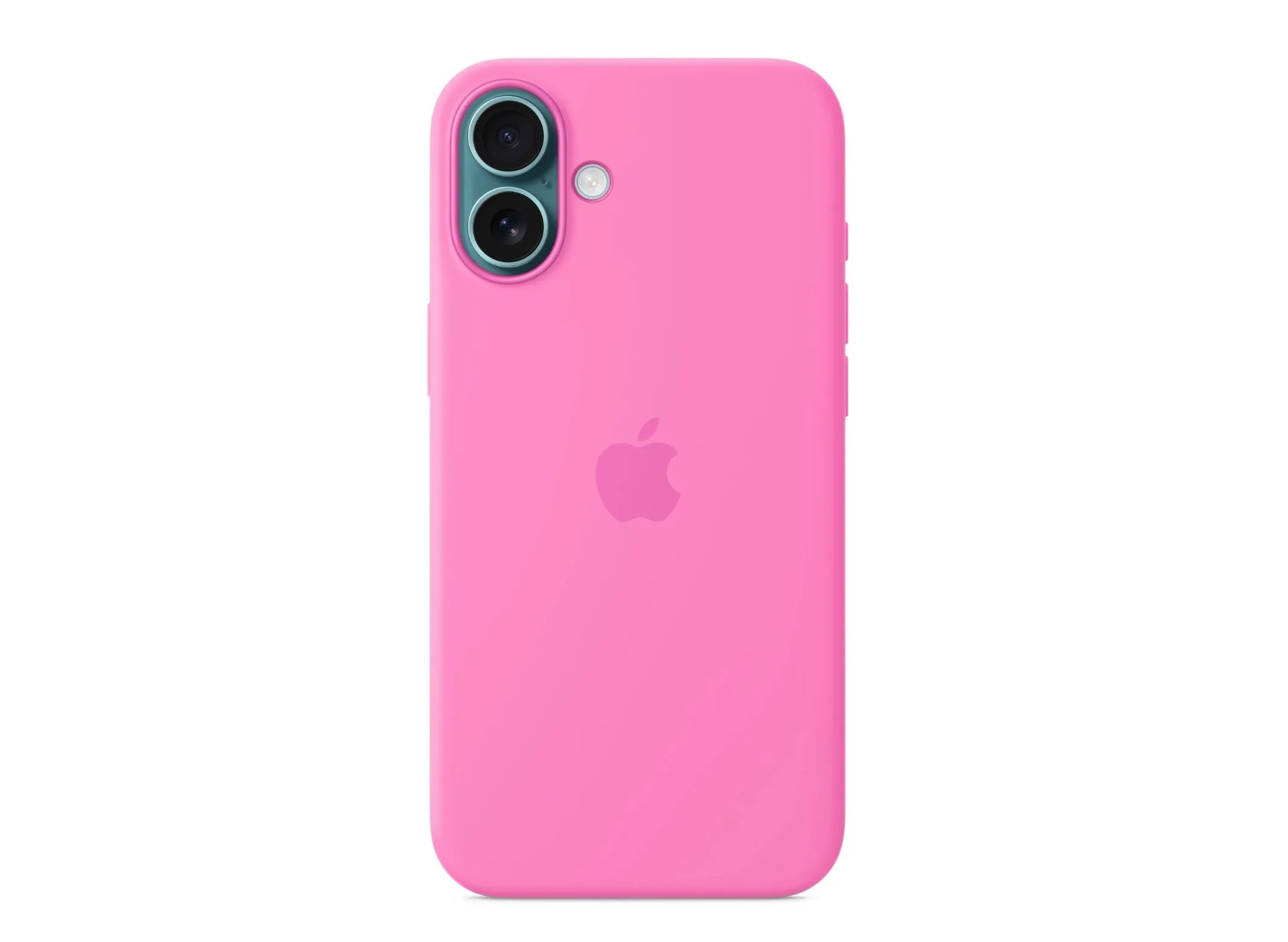 Ốp lưng silicone iPhone 16 Plus màu hồng mẫu đơn Peony