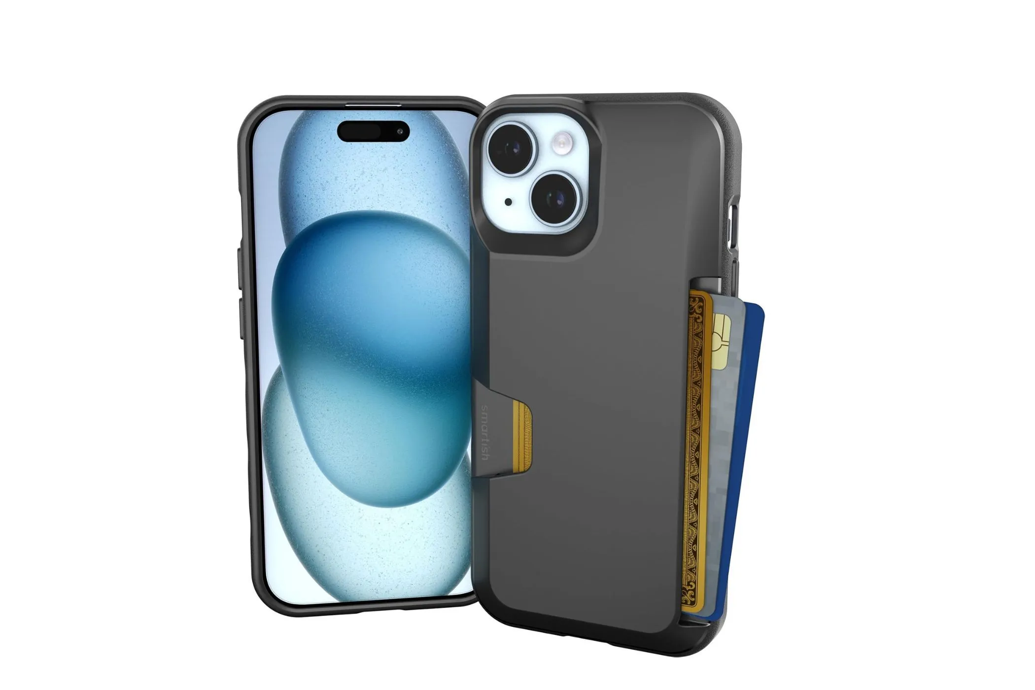 Ốp lưng Smartish Wallet Slayer Vol. 1 cho iPhone 15 với khe đựng thẻ tín dụng