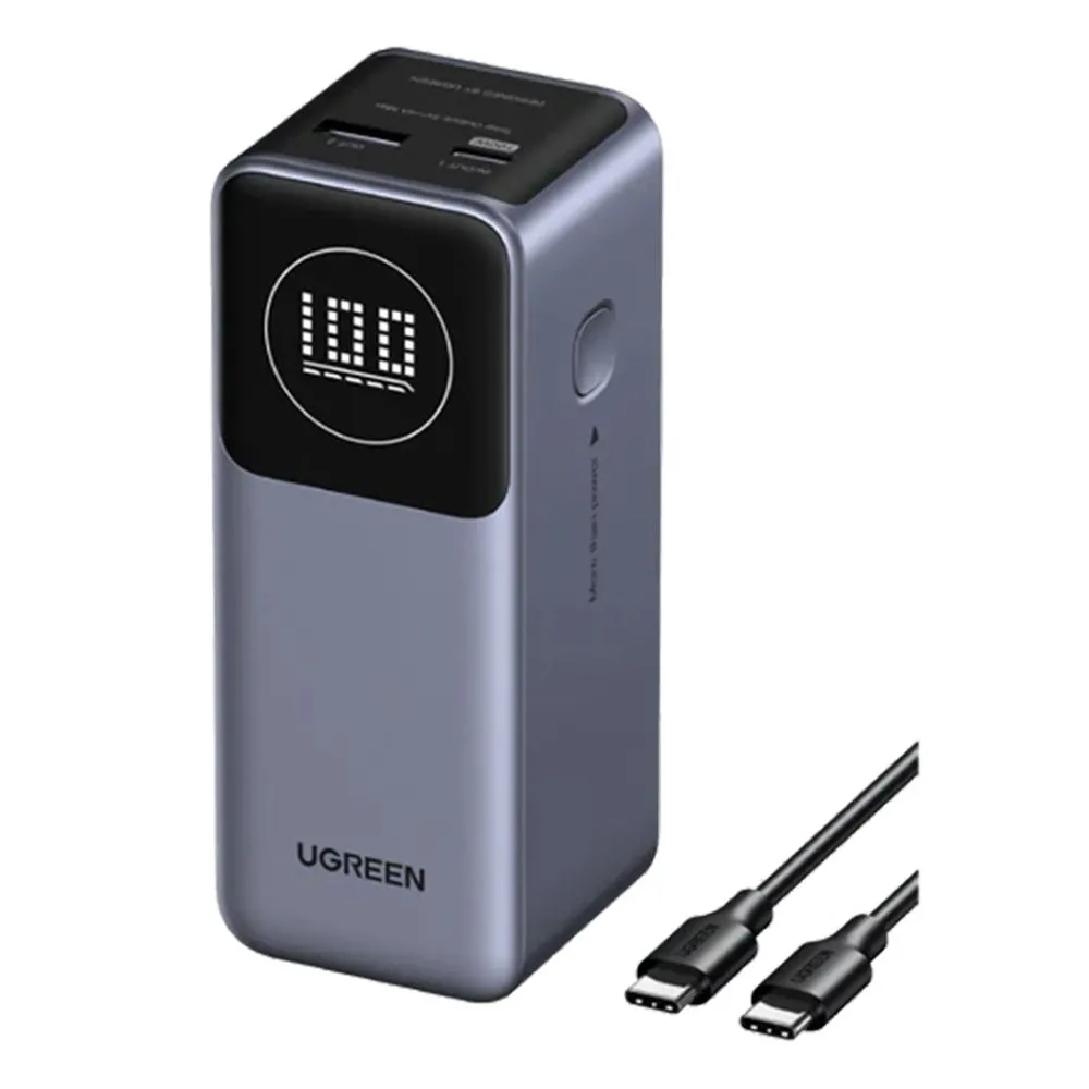 Sạc dự phòng Ugreen Nexode 12000mAh màu xám