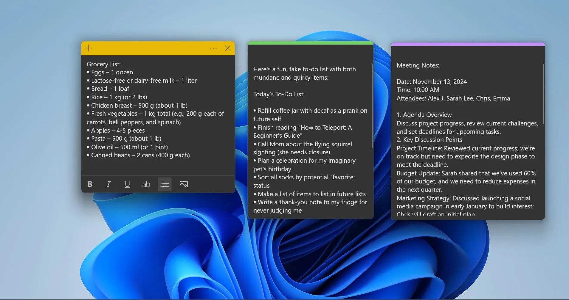 Sắp xếp công việc với Windows Sticky Notes