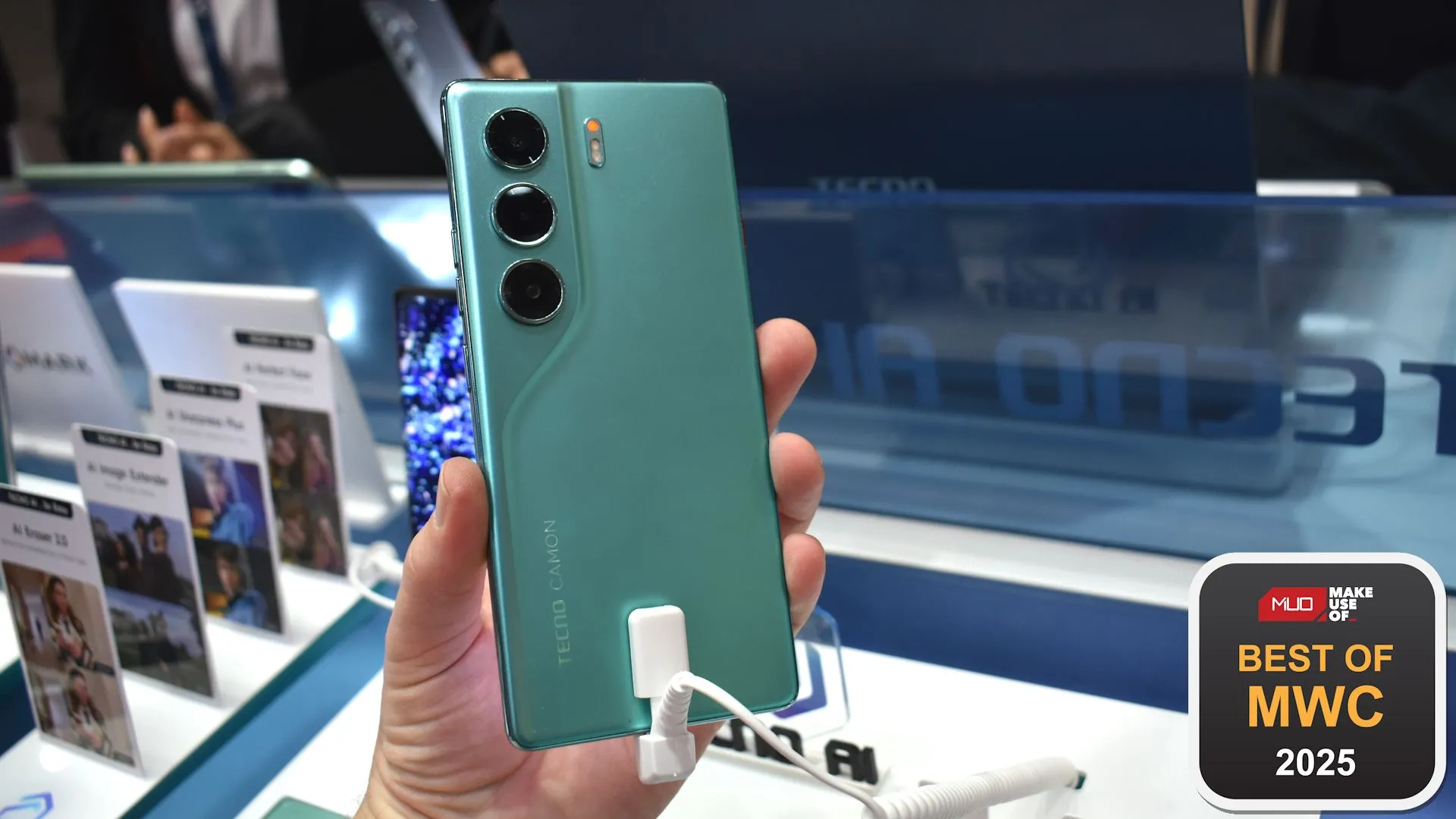 Smartphone Tecno Camon 40 Pro 5G tại MWC 2025 với giải thưởng DxOMark