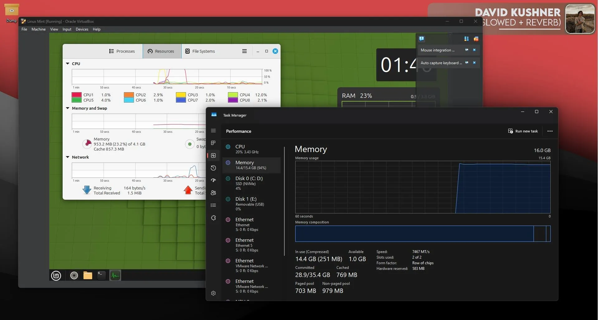 So sánh hiệu suất và thời lượng pin giữa Linux Mint và Windows