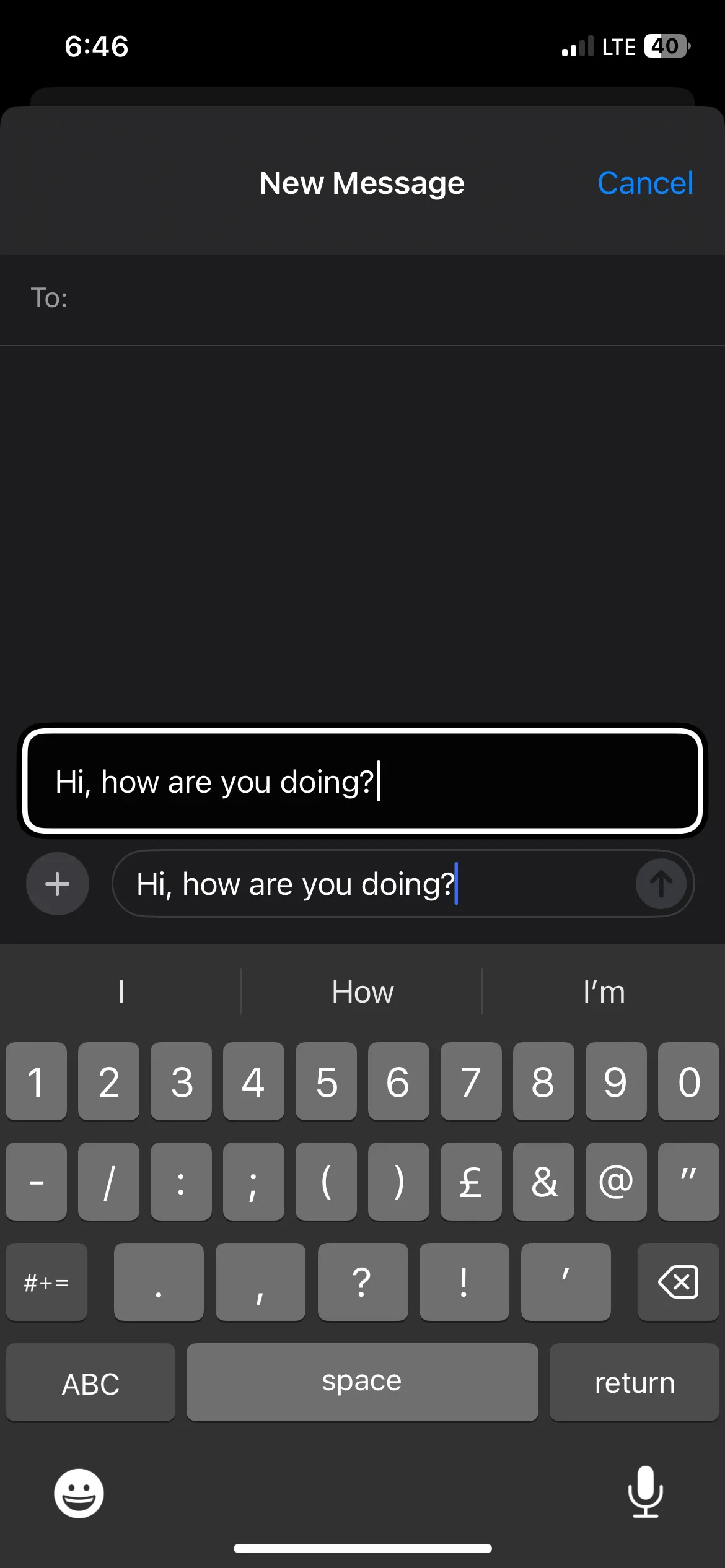 Sử dụng tính năng Gõ Nổi trên iPhone