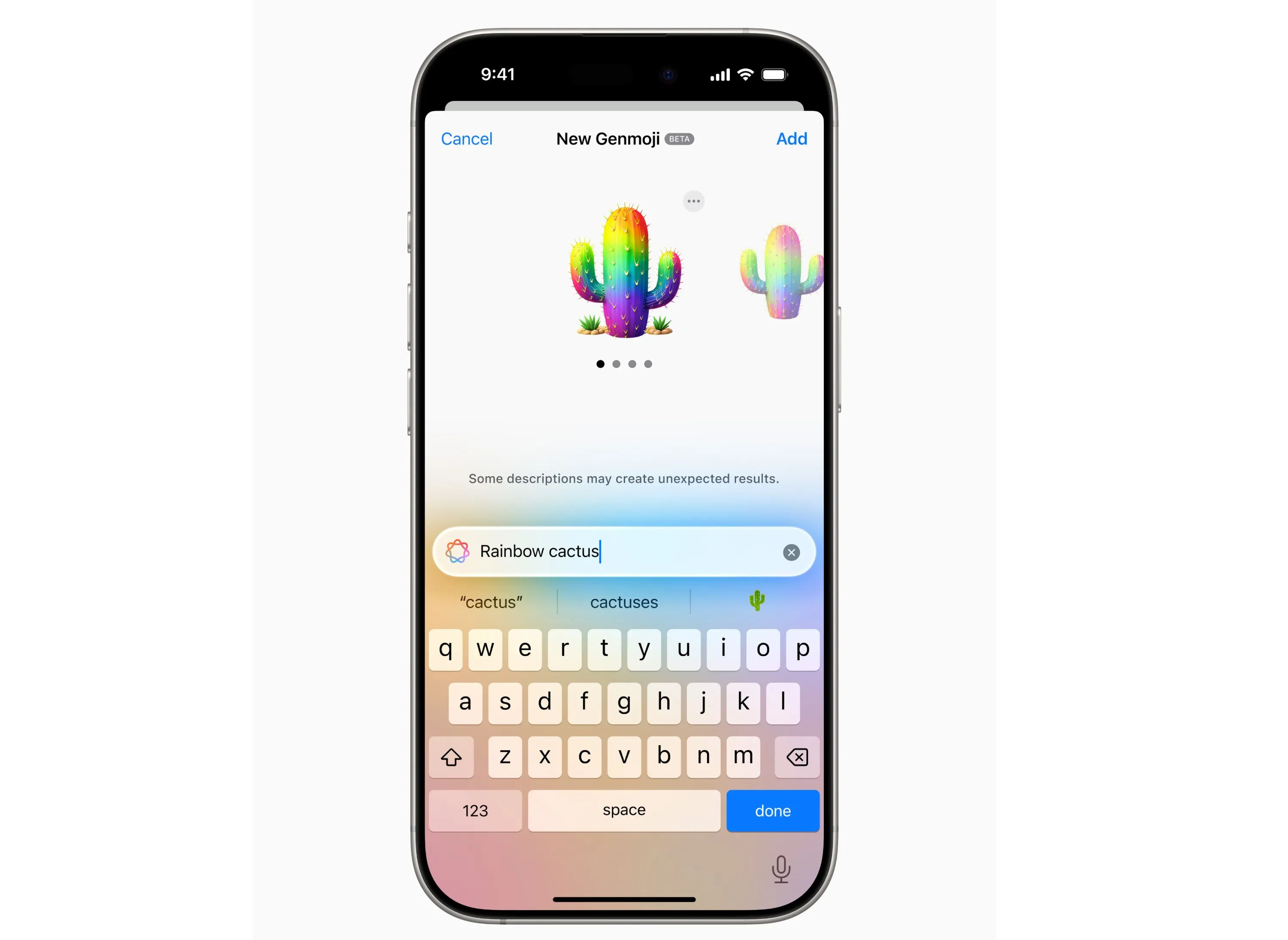 Tạo Genmoji trong bản cập nhật iOS 18.2 mới với Apple Intelligence