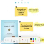Tạo mục lục chương sách trực quan bằng ghi chú dính Sticky Notes trong Freeform